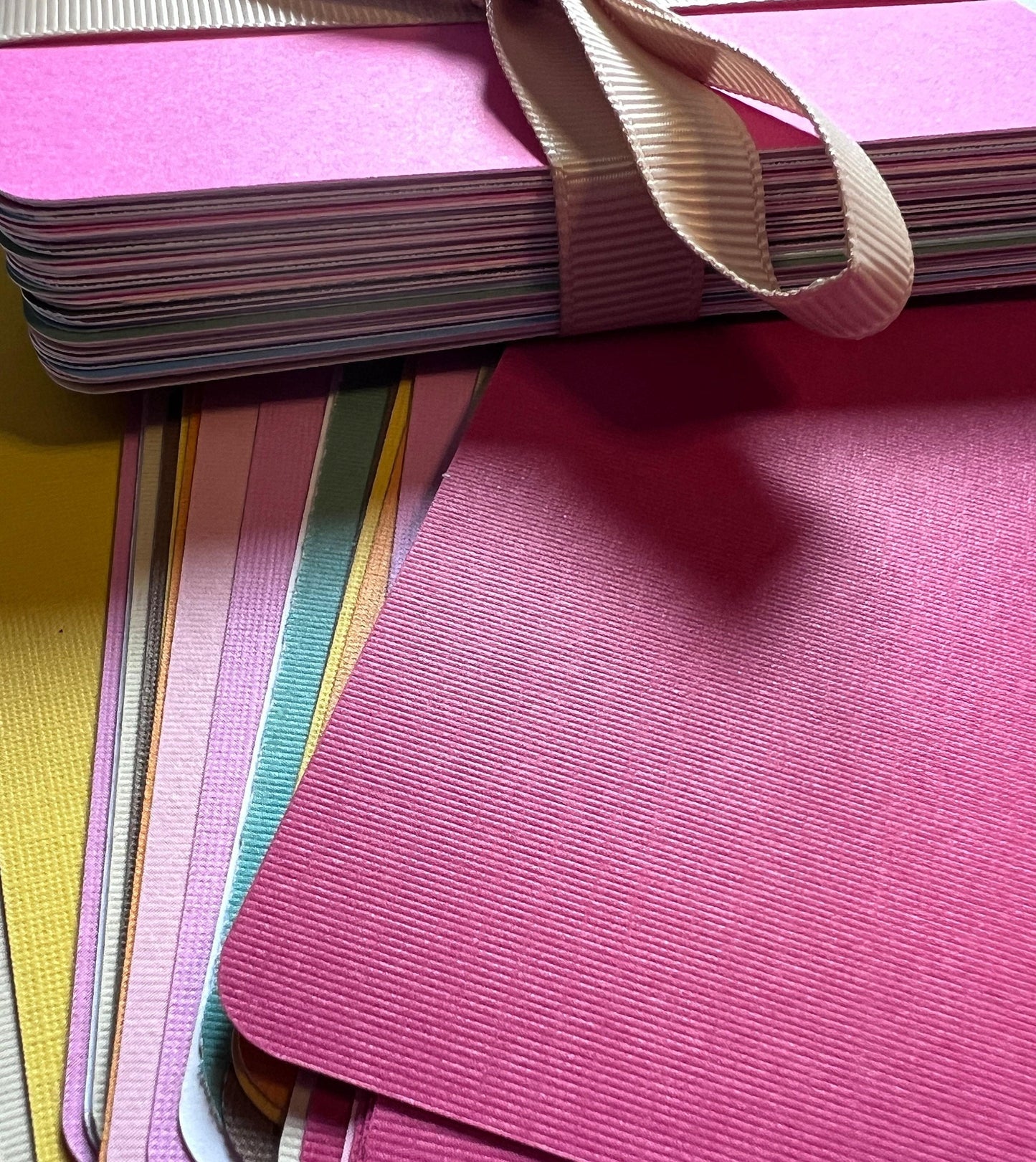 Solid Color Planner Cards: 3x4 Journaling Cardstock, Set of 50 (etsy image id: 7808567845)