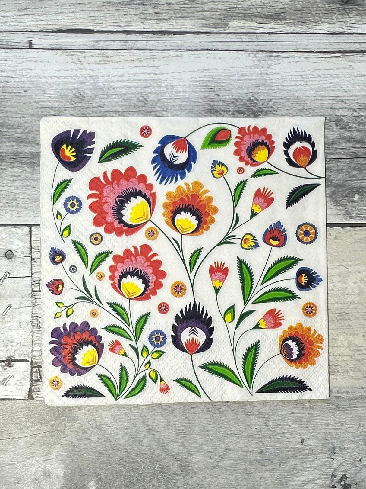 Collage Napkins set of 10 (etsy image id: 7808621257)