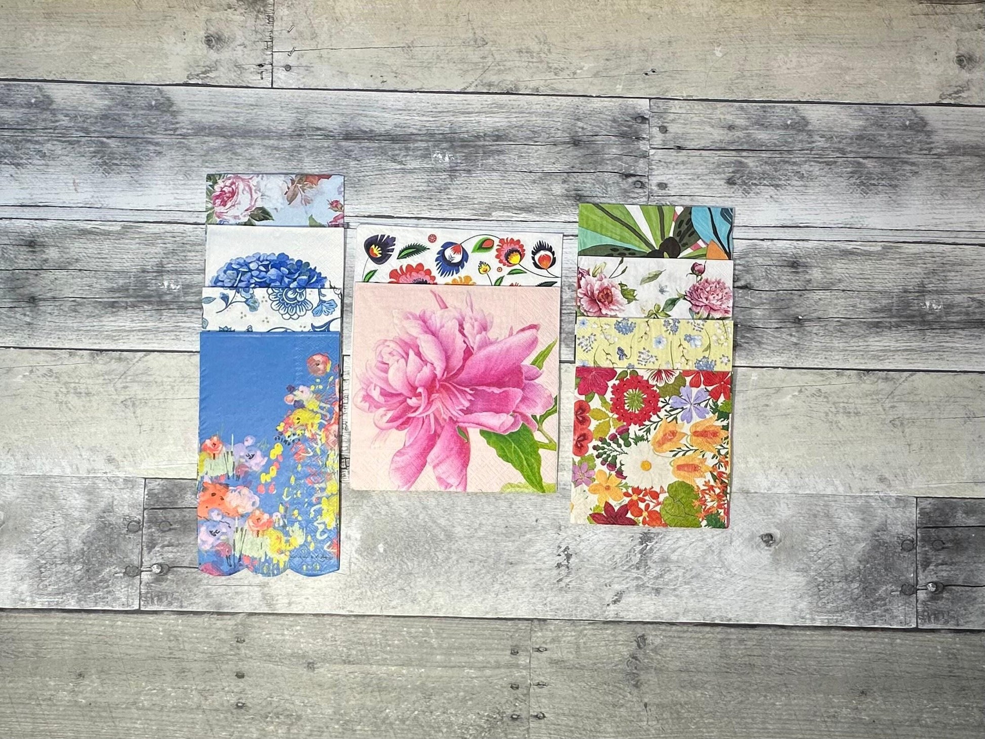 Collage Napkins set of 10 (etsy image id: 7808621473)