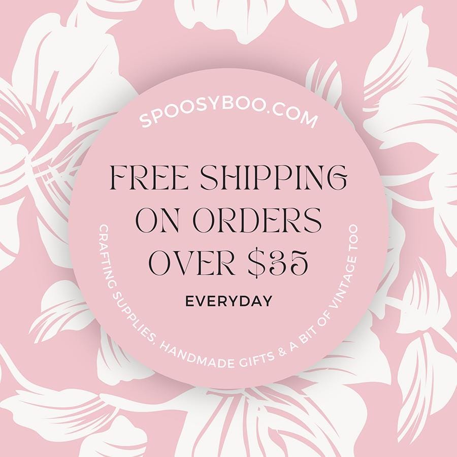 Free shipping on all orders over $35 everyday (etsy image id: 7811904039)