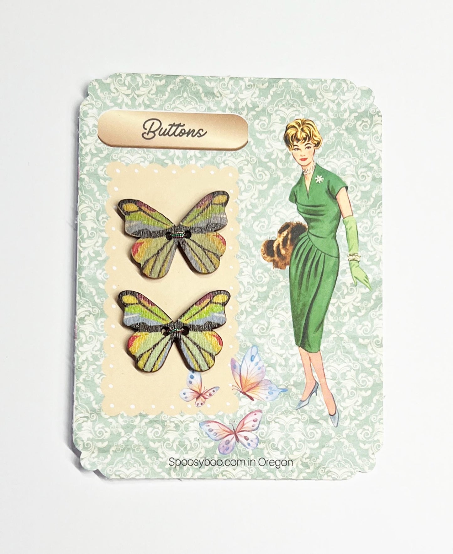 Butterfly Buttons __etsy:7892636644