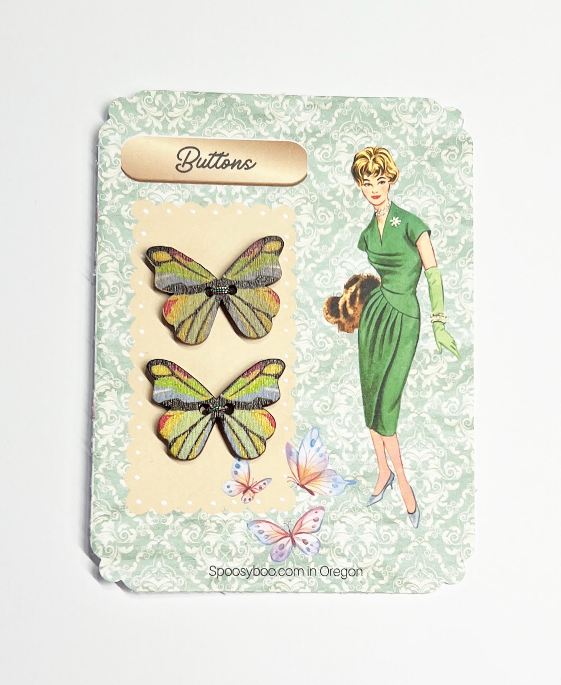 Butterfly Buttons __etsy:7892636644