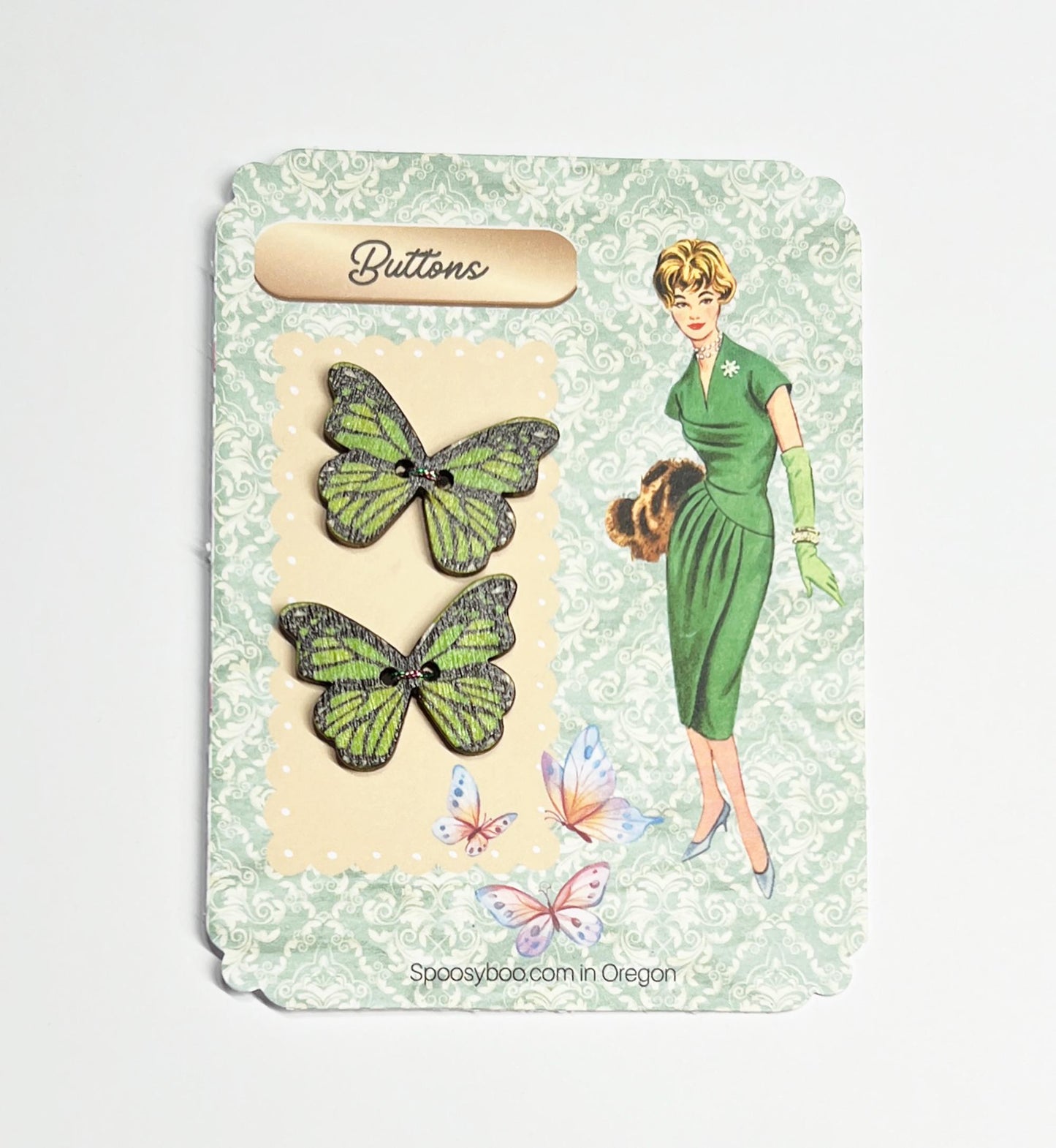 Butterfly Buttons __etsy:7940593443