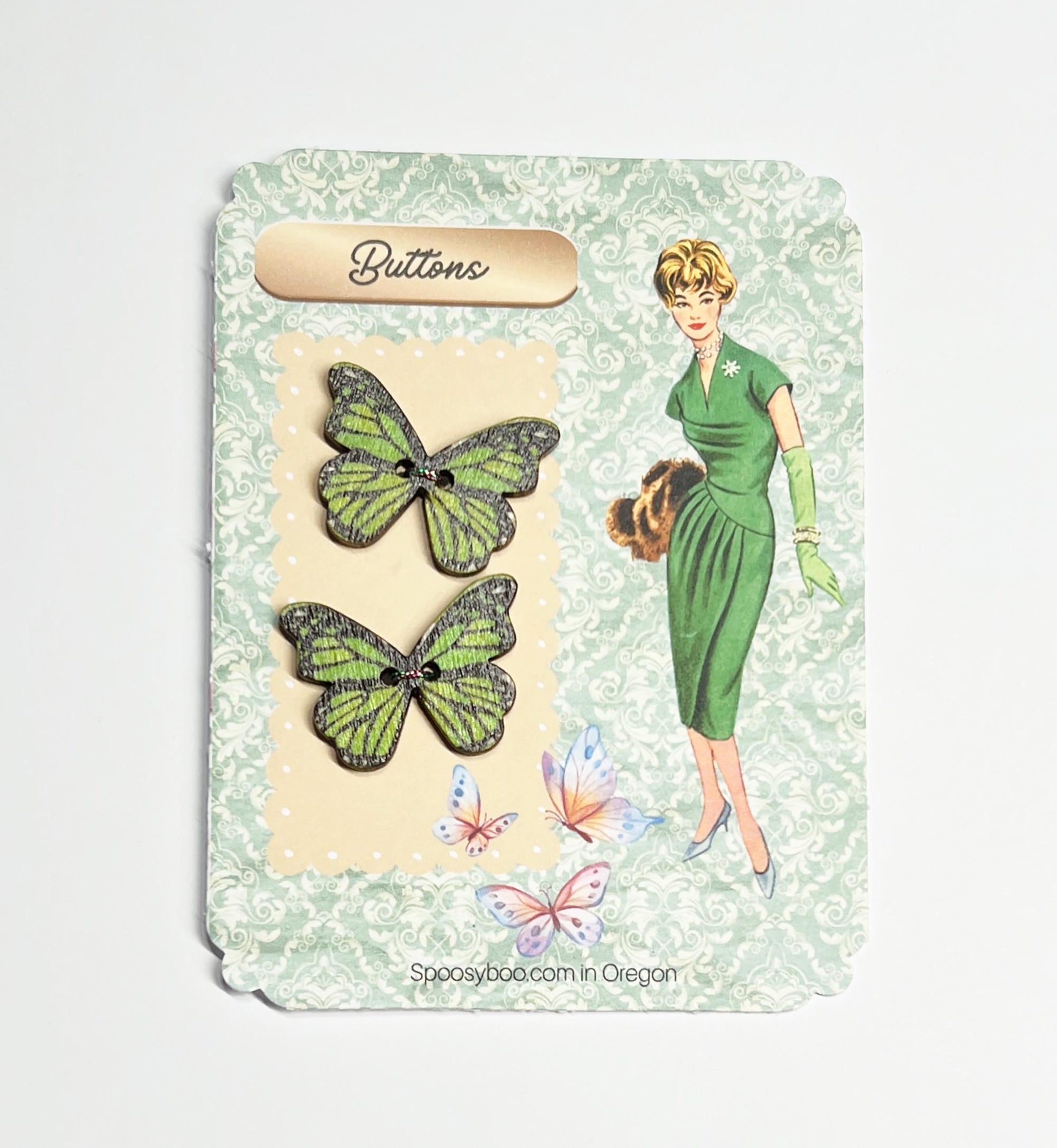 Butterfly Buttons __etsy:7940593443
