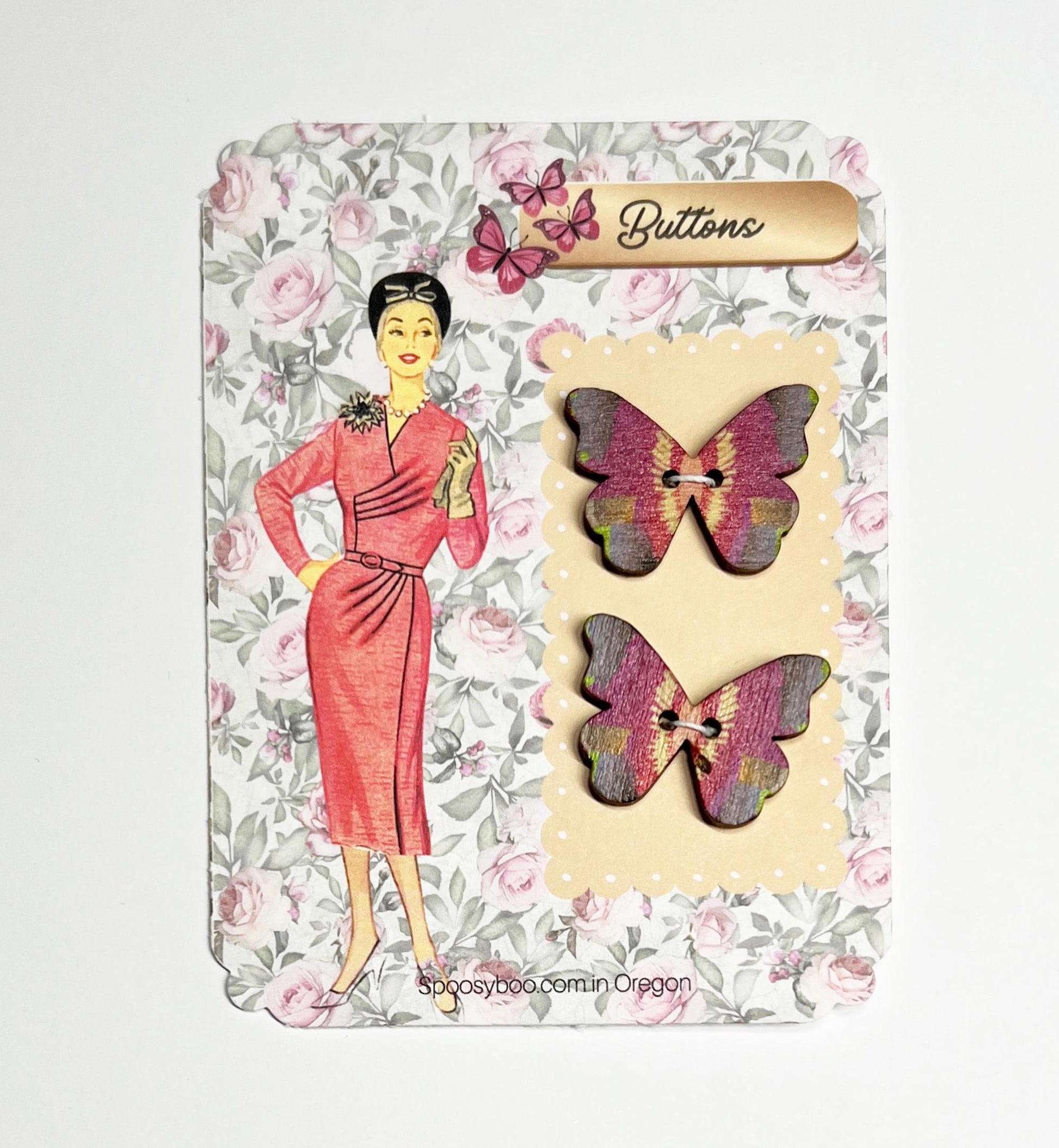Butterfly Buttons __etsy:7940593455