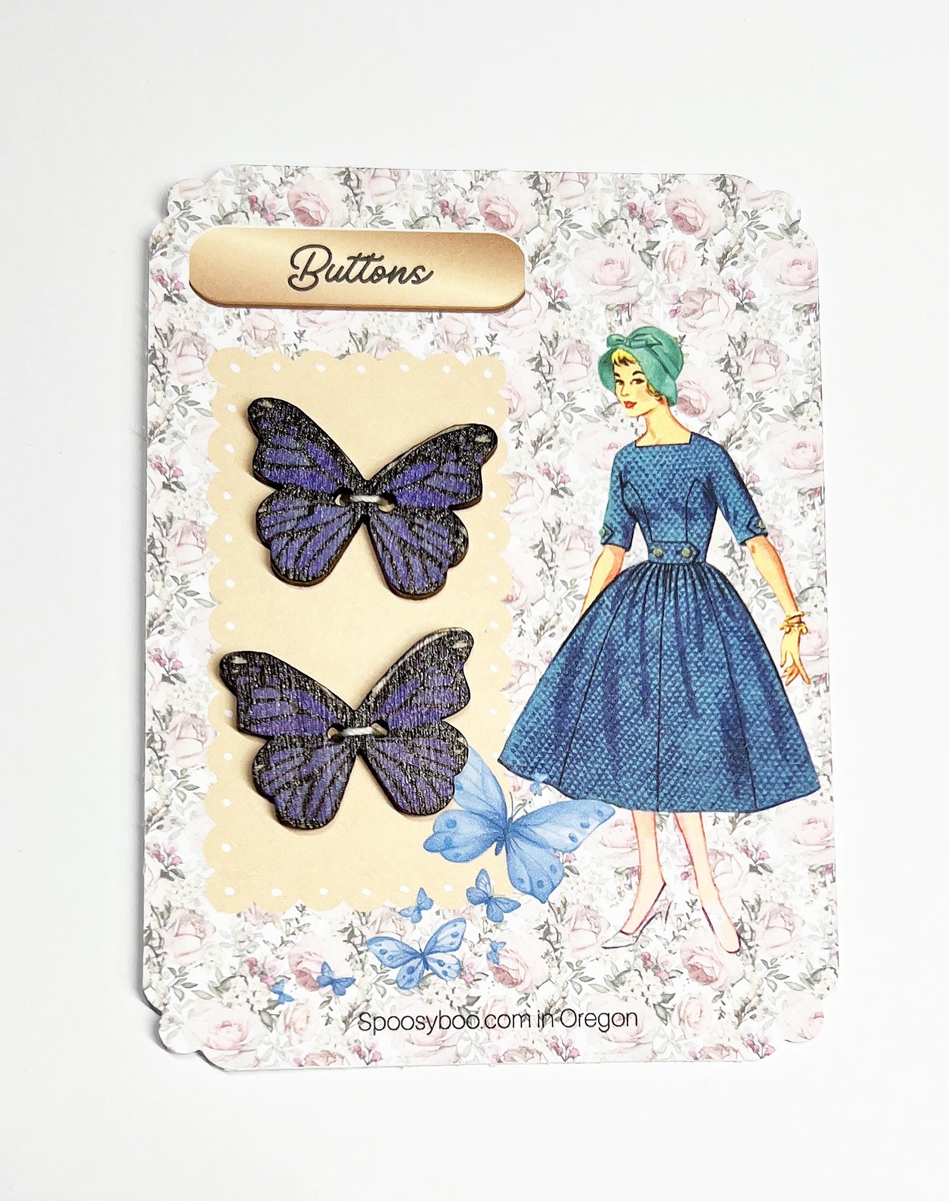 Butterfly Buttons __etsy:7940593461